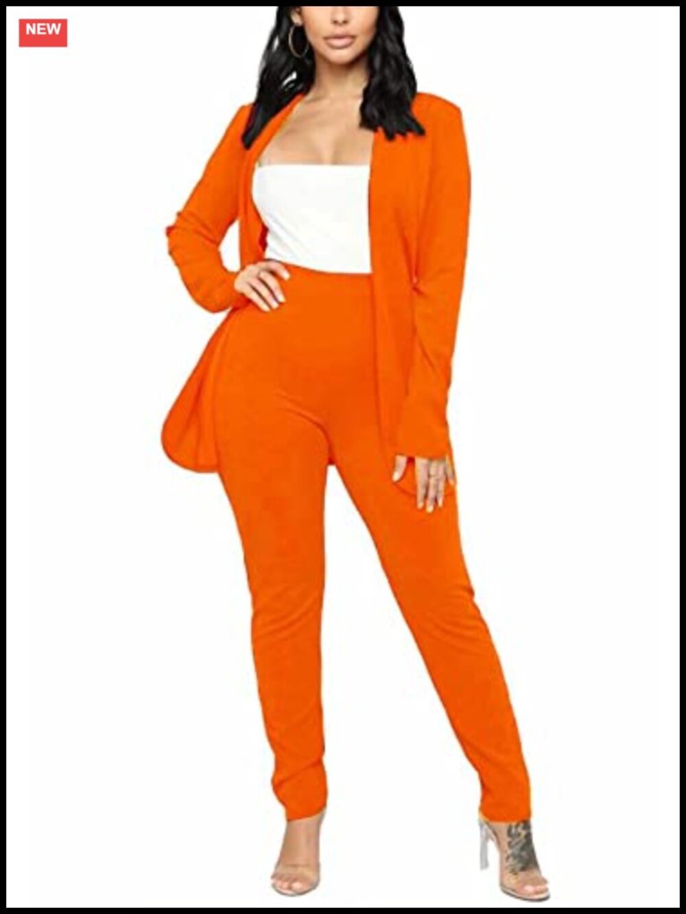 Women's 2 Piece Pantsuit Set Blazer & Pants Business Casual